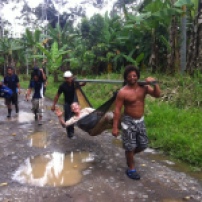 taking broken legs out of the jungle