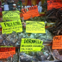 medicinal herbs ready to prepare, at Cuernavaca's market